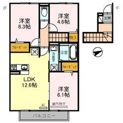 キングス　ヒルズの物件間取画像